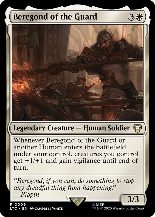 Beregond of the Guard [The Lord of the Rings: Tales of Middle-Earth Commander] [Foil]
