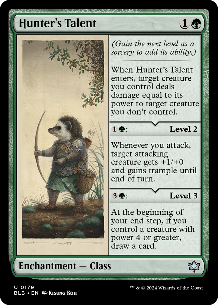 Hunter's Talent [Bloomburrow] [Foil]