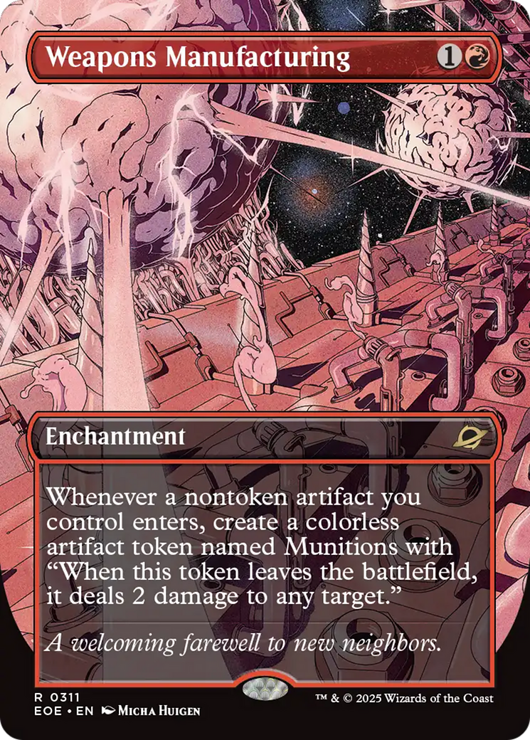 Weapons Manufacturing (Borderless) [Edge of Eternities] [Foil]