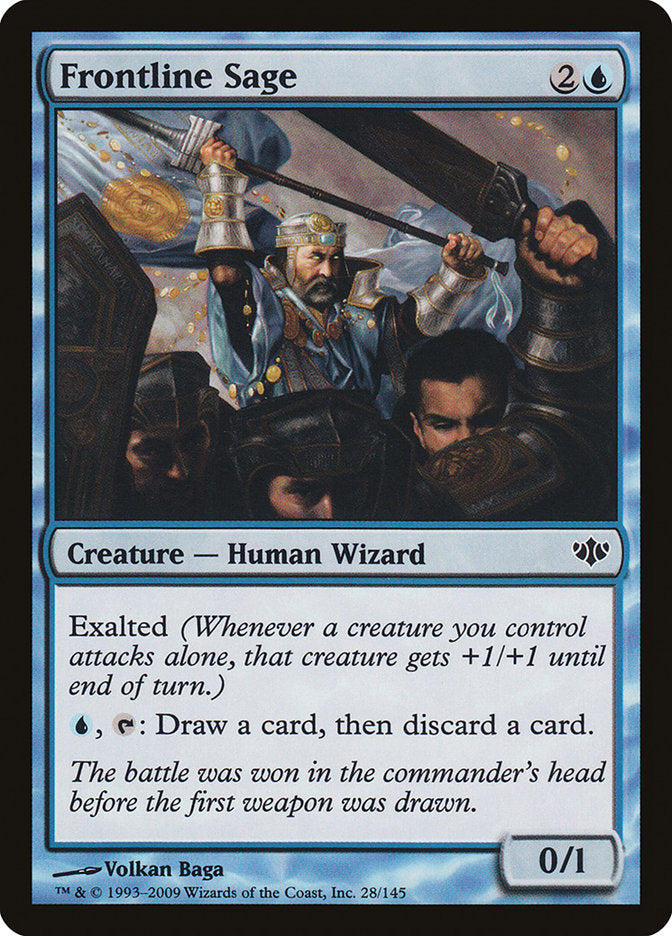Frontline Sage [Conflux] [Foil]