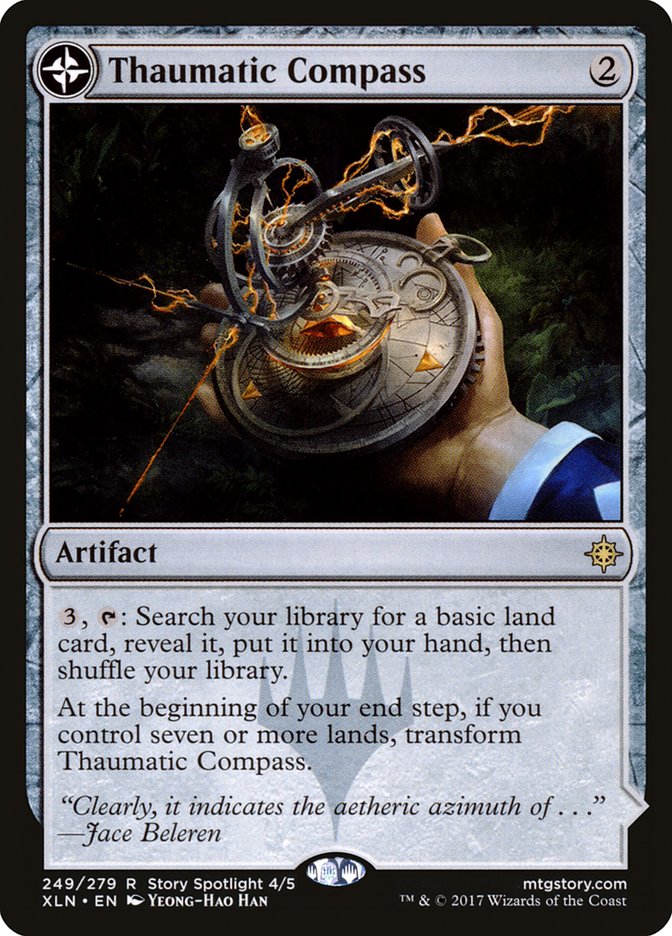 Thaumatic Compass // Spires of Orazca [Ixalan] [Foil]