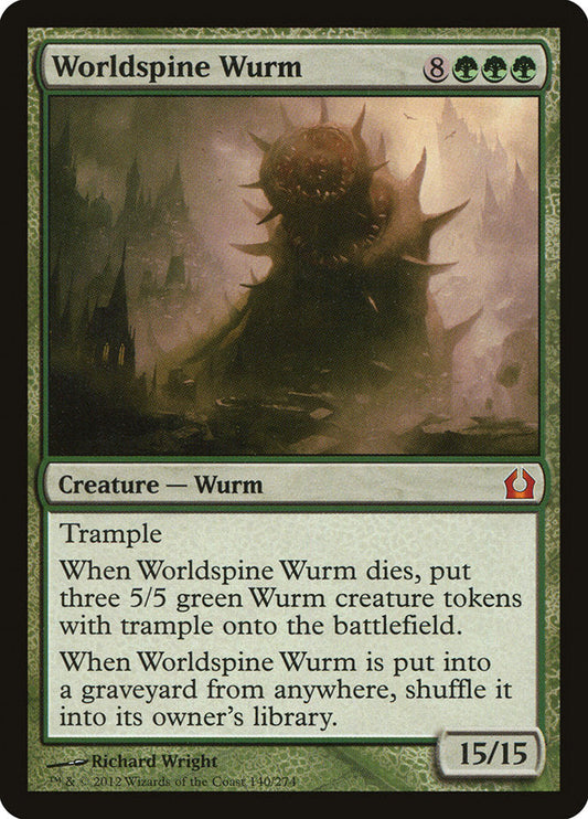 Worldspine Wurm [Return to Ravnica] [Foil]
