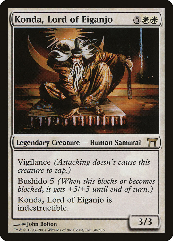 Konda, Lord of Eiganjo [Champions of Kamigawa] [Foil]
