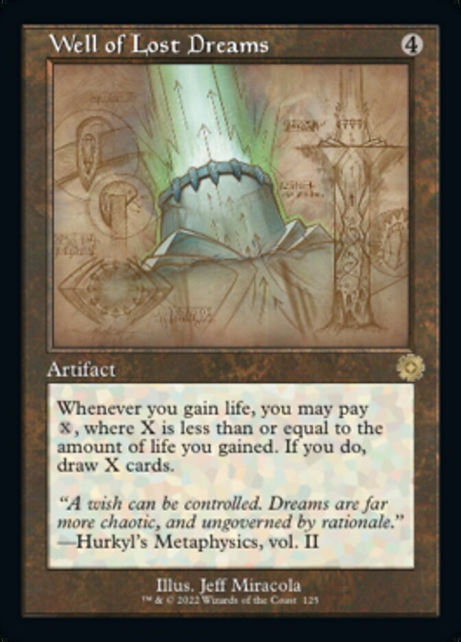 Well of Lost Dreams (Retro Schematic) [The Brothers' War Retro Artifacts] [Foil]