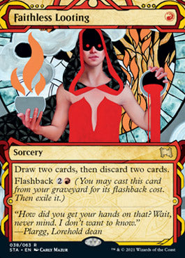 Faithless Looting [Strixhaven: School of Mages Mystical Archive] [Foil]