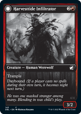 Harvesttide Infiltrator // Harvesttide Assailant [Innistrad: Double Feature] [Foil]