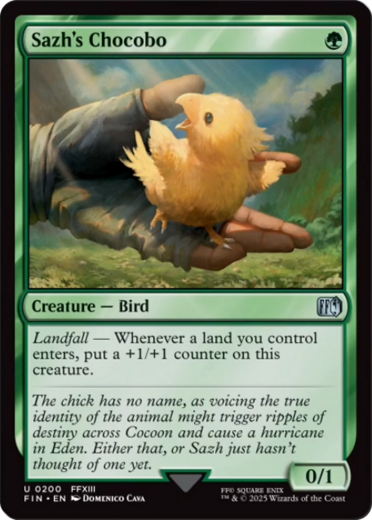 Sazh's Chocobo [FINAL FANTASY] [Foil]