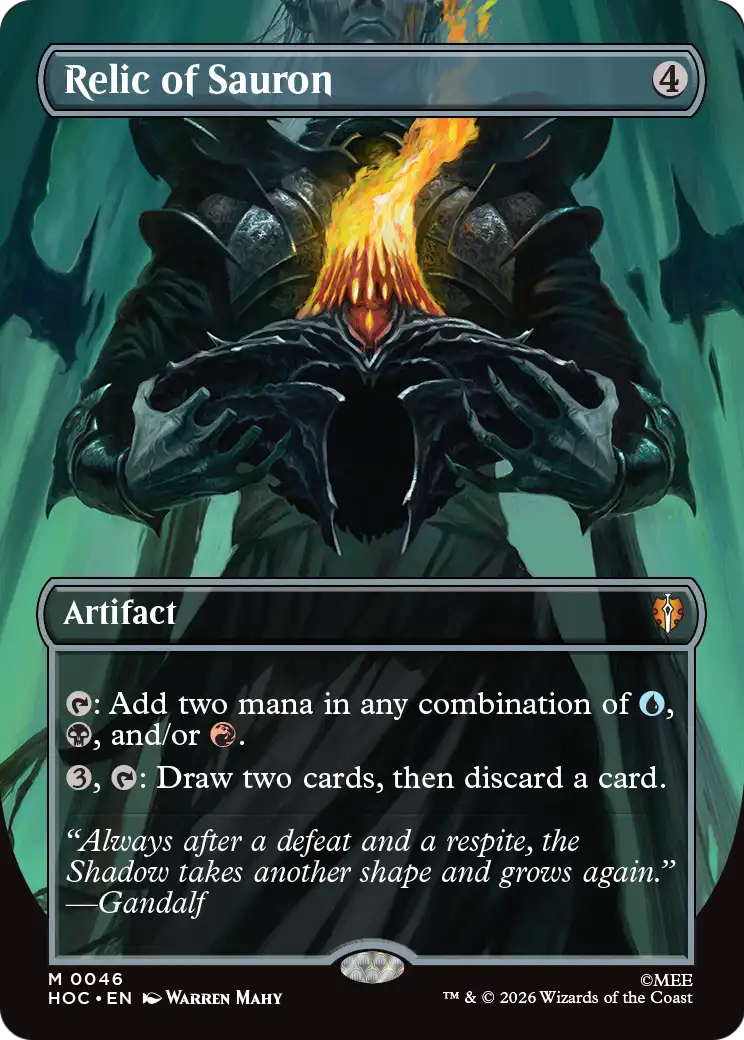 Relic of Sauron (Borderless) [The Hobbit: Eternal-Legal] [Foil]