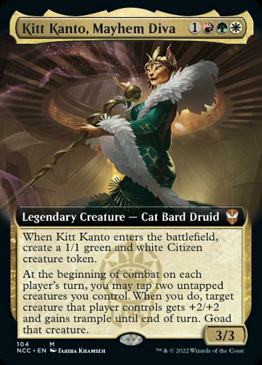 Kitt Kanto, Mayhem Diva (Extended Art) [Streets of New Capenna Commander] [Foil]