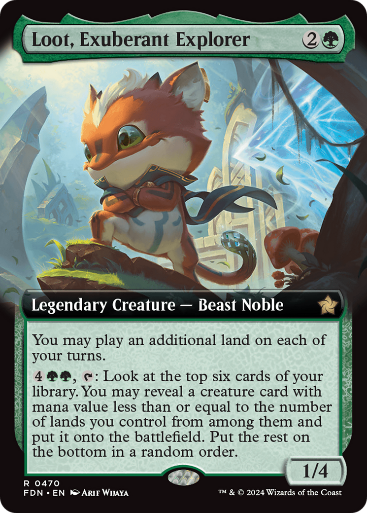 Loot, Exuberant Explorer (Extended Art) [Foundations] [Foil]