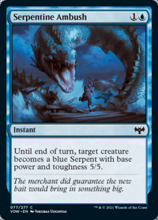 Serpentine Ambush [Innistrad: Crimson Vow] [Foil]