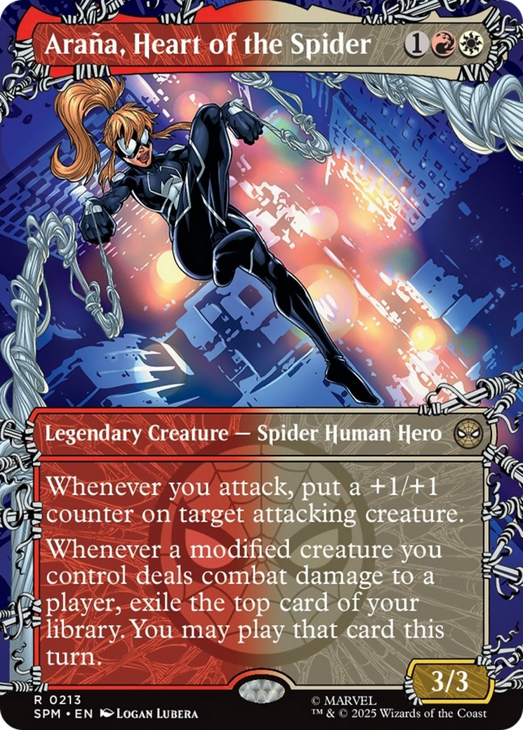 Arana, Heart of the Spider (Borderless) [Marvel's Spider-Man] [Foil]
