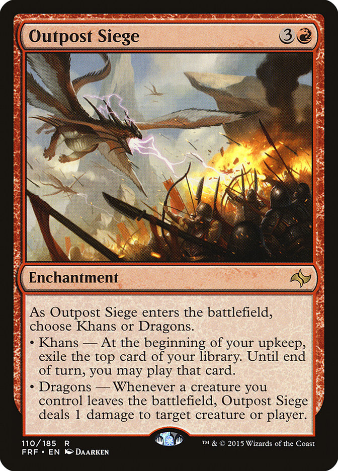 Outpost Siege [Fate Reforged] [Foil]