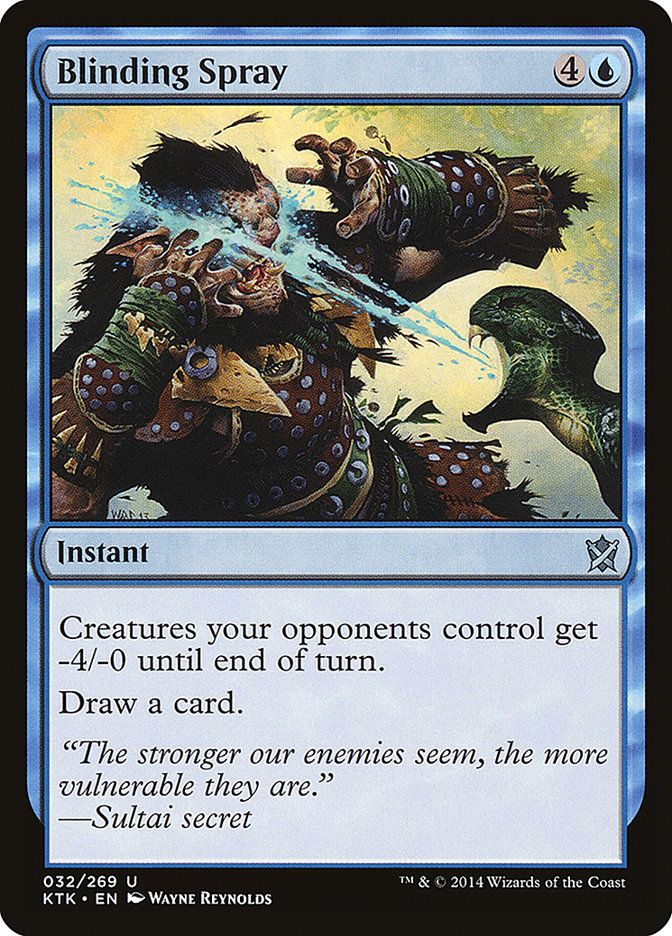 Blinding Spray [Khans of Tarkir] [Foil]