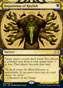 Inquisition of Kozilek [Strixhaven: School of Mages Mystical Archive] [Foil]