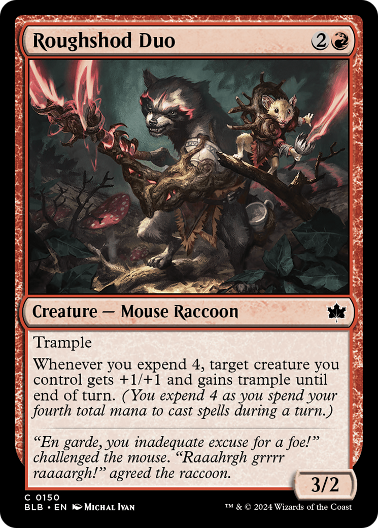 Roughshod Duo [Bloomburrow] [Foil]