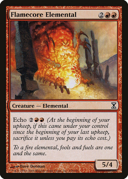 Flamecore Elemental [Time Spiral] [Foil]