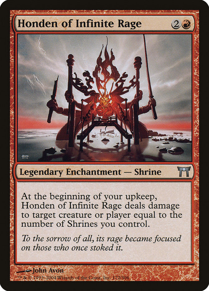 Honden of Infinite Rage [Champions of Kamigawa] [Foil]