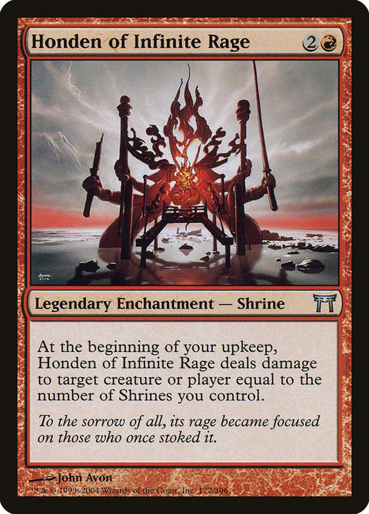 Honden of Infinite Rage [Champions of Kamigawa] [Foil]