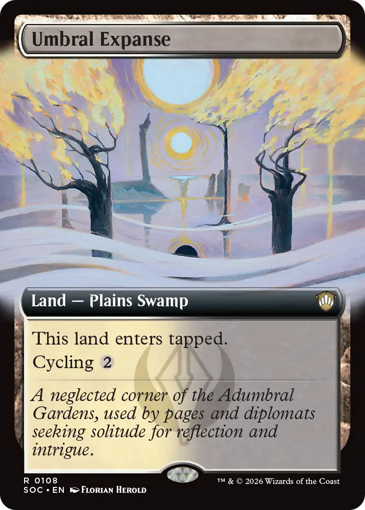 Umbral Expanse (Extended Art) [Secrets of Strixhaven Commander] [Foil]