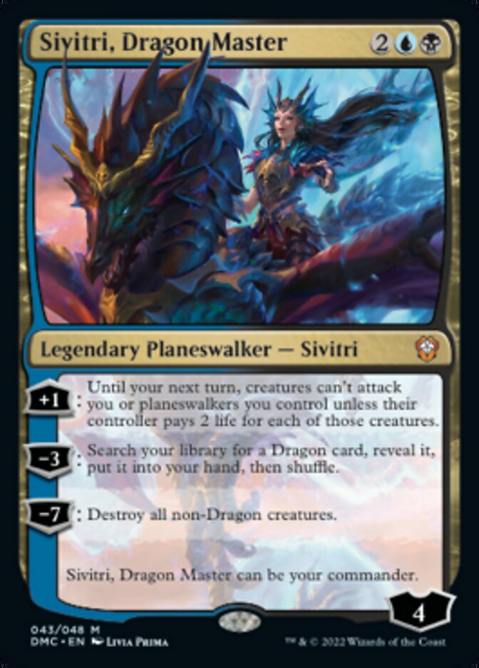 Sivitri, Dragon Master [Dominaria United Commander] [Foil]