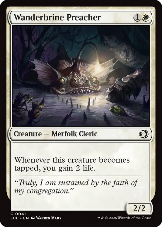 Wanderbrine Preacher [Lorwyn Eclipsed] [Foil]