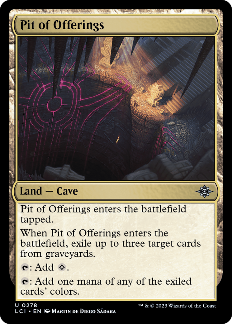 Pit of Offerings [The Lost Caverns of Ixalan] [Foil]