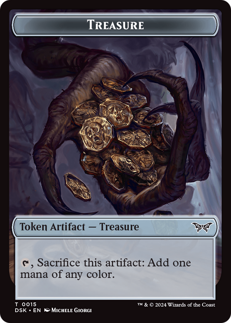 Treasure Token [Duskmourn: House of Horror Tokens] [Foil]