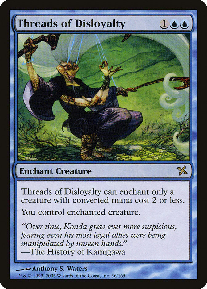 Threads of Disloyalty [Betrayers of Kamigawa] [Foil]