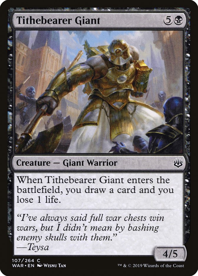 Tithebearer Giant [War of the Spark] [Foil]