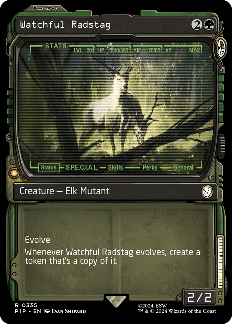 Watchful Radstag (Showcase) [Fallout] [Foil]