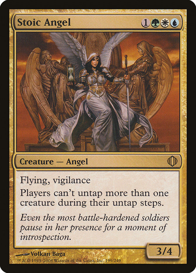 Stoic Angel [Shards of Alara] [Foil]
