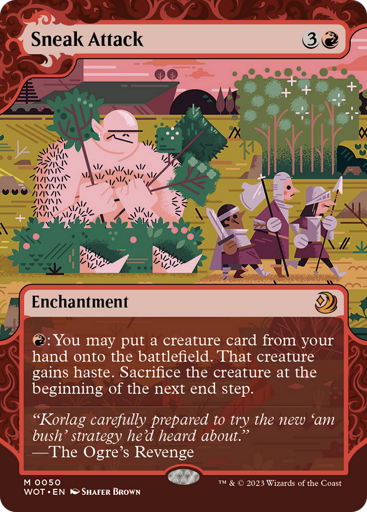 Sneak Attack [Wilds of Eldraine: Enchanting Tales] [Foil]
