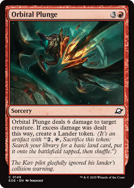 Orbital Plunge [Edge of Eternities] [Foil]