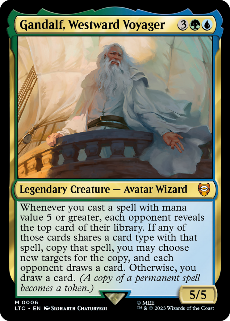 Gandalf, Westward Voyager [The Lord of the Rings: Tales of Middle-Earth Commander] [Foil]