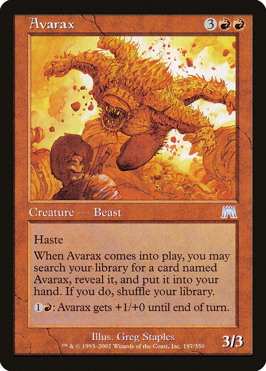 Avarax [Onslaught] [Foil]