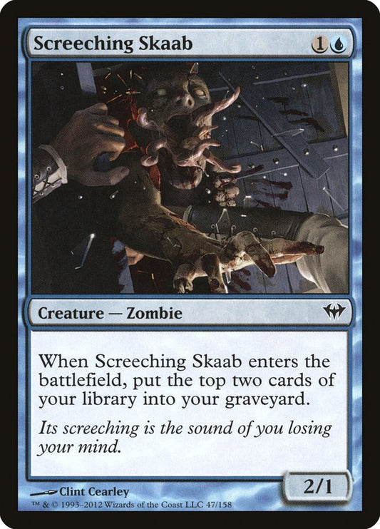 Screeching Skaab [Dark Ascension] [Foil]
