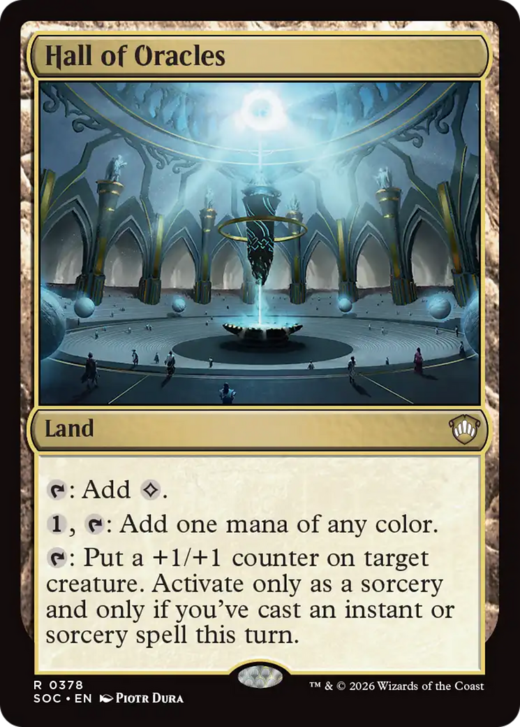 Hall of Oracles [Secrets of Strixhaven Commander] [Foil]