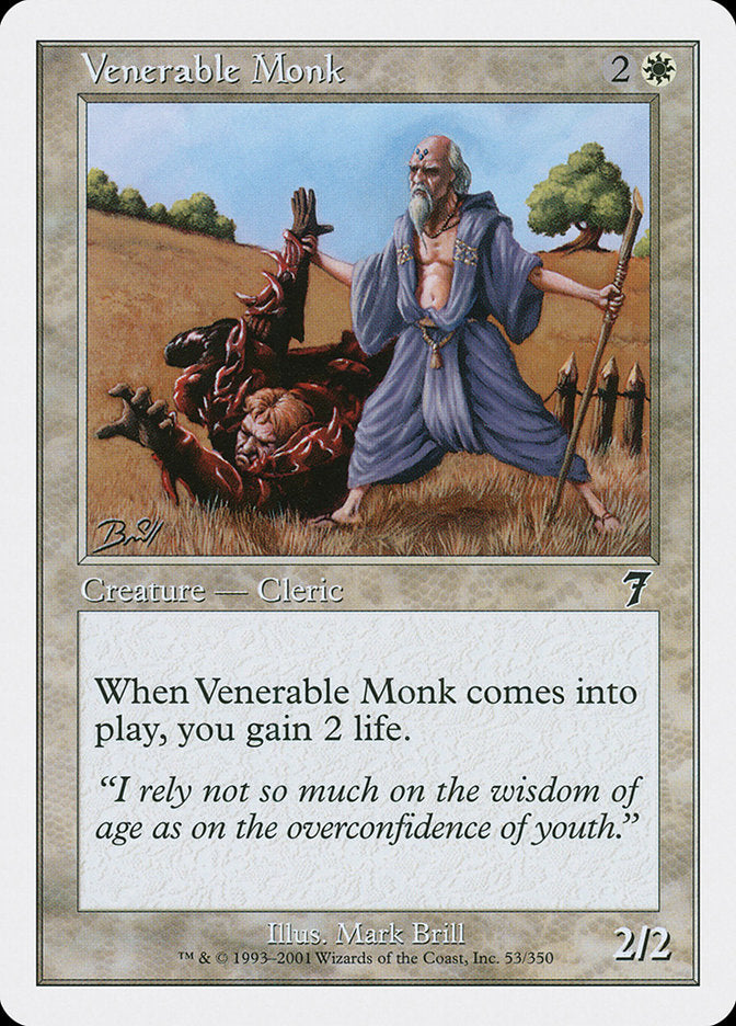 Venerable Monk [Seventh Edition] [Foil]