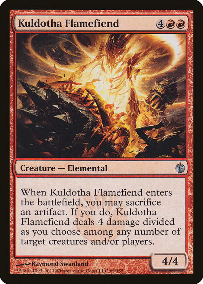 Kuldotha Flamefiend [Mirrodin Besieged] [Foil]