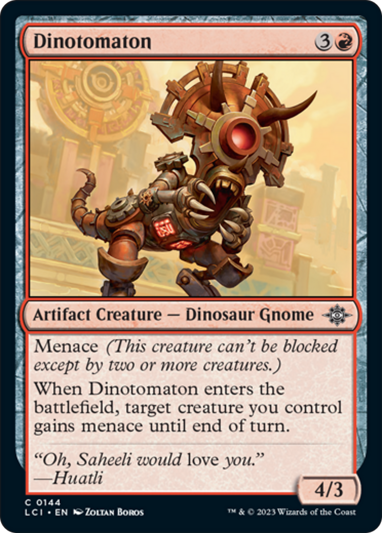 Dinotomaton [The Lost Caverns of Ixalan] [Foil]