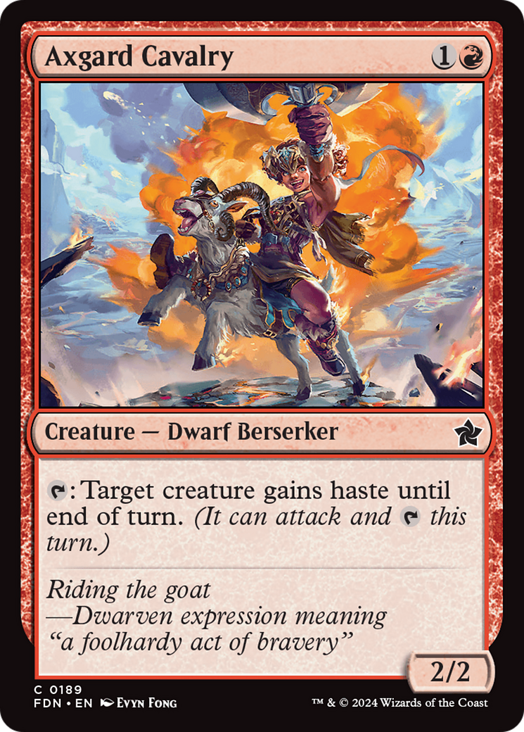 Axgard Cavalry [Foundations] [Foil]