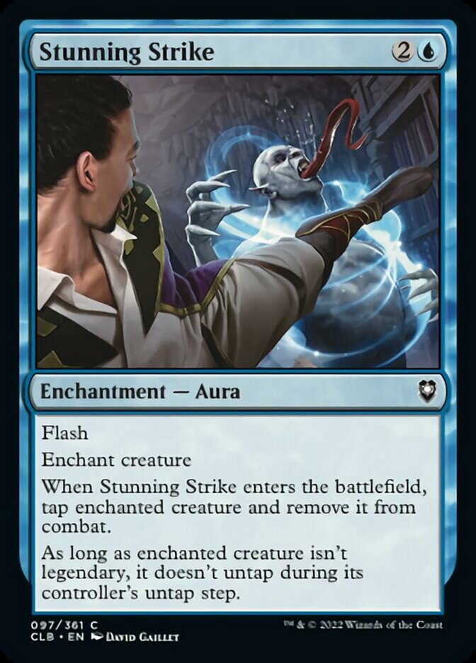 Stunning Strike [Commander Legends: Battle for Baldur's Gate] [Foil]