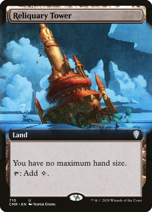 Reliquary Tower (Extended Art) [Commander Legends] [Foil]