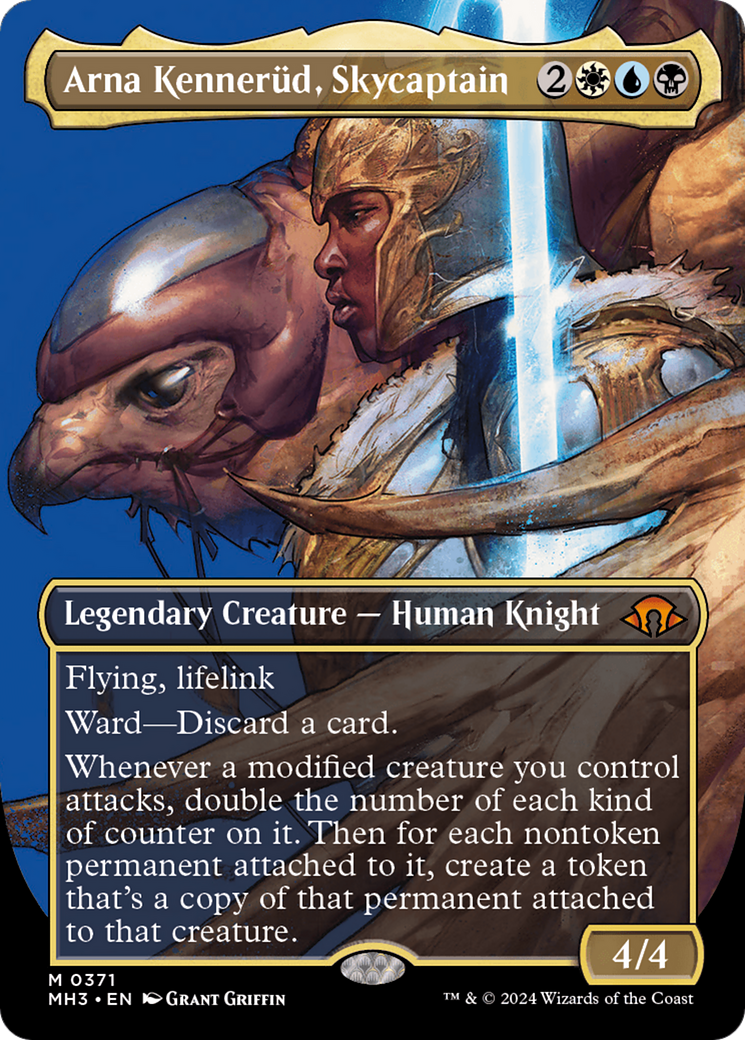 Arna Kennerud, Skycaptain (Borderless) [Modern Horizons 3] [Foil]