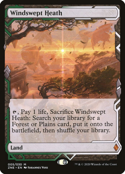 Windswept Heath (Expeditions) [Zendikar Rising Expeditions] [Foil]