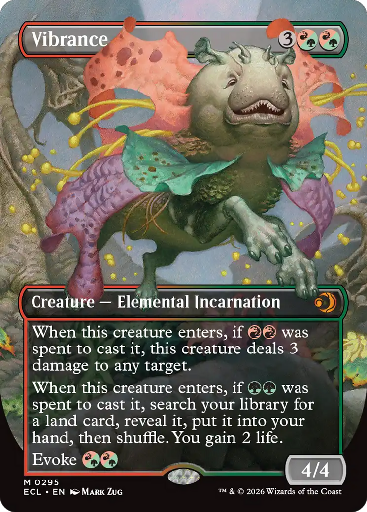 Vibrance (Borderless) [Lorwyn Eclipsed] [Foil]