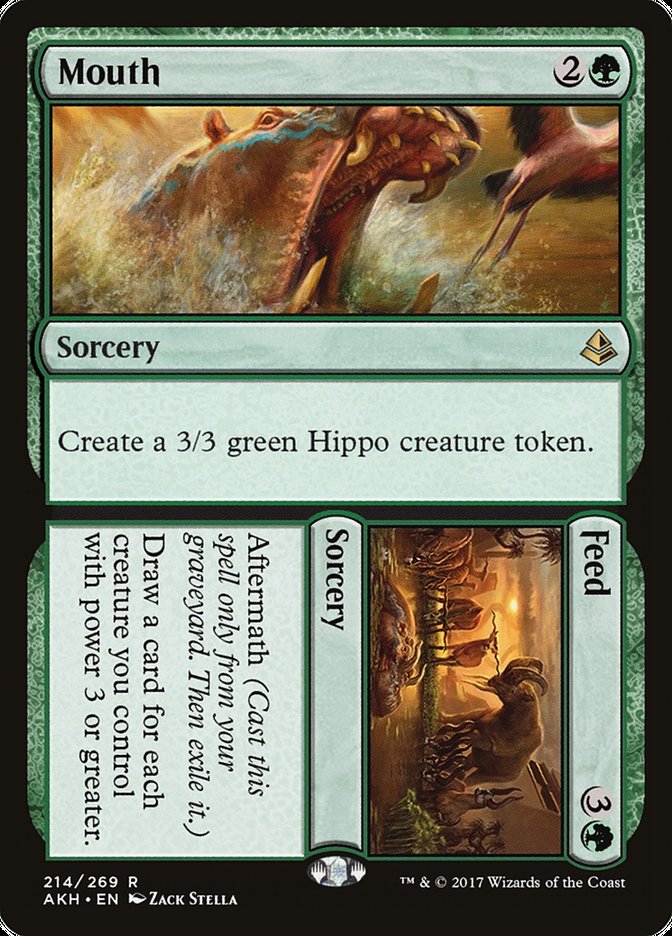 Mouth // Feed [Amonkhet] [Foil]