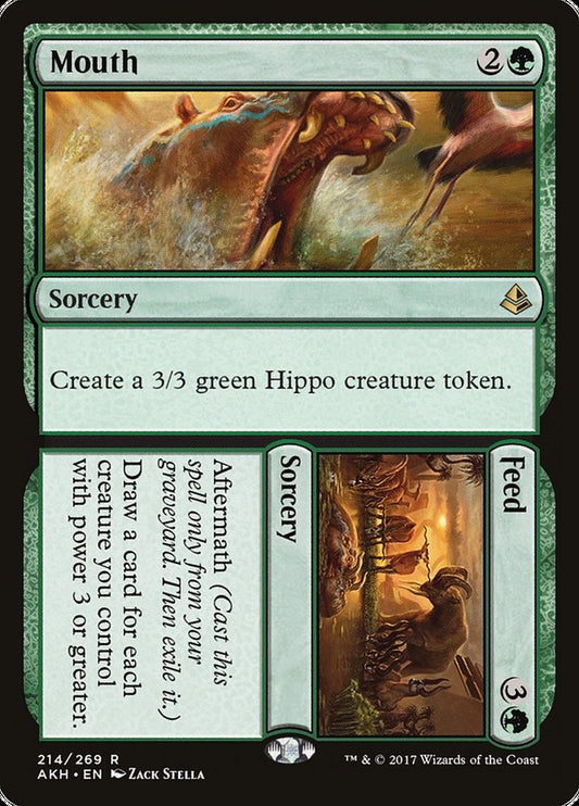 Mouth // Feed [Amonkhet] [Foil]