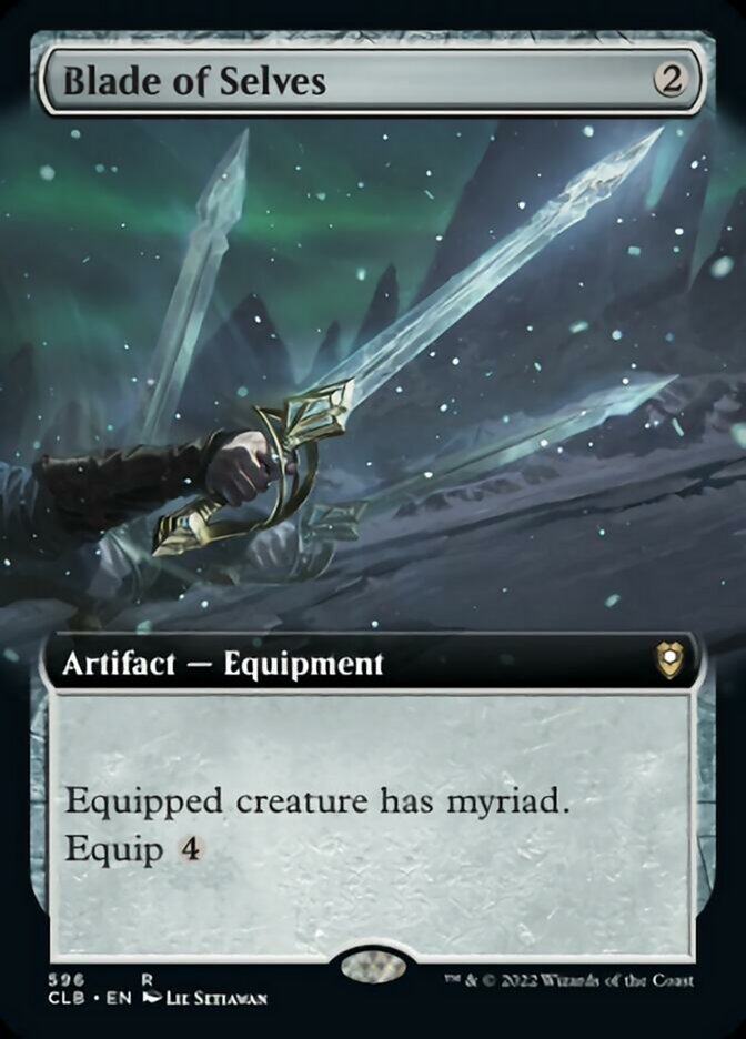 Blade of Selves (Extended Art) [Commander Legends: Battle for Baldur's Gate] [Foil]